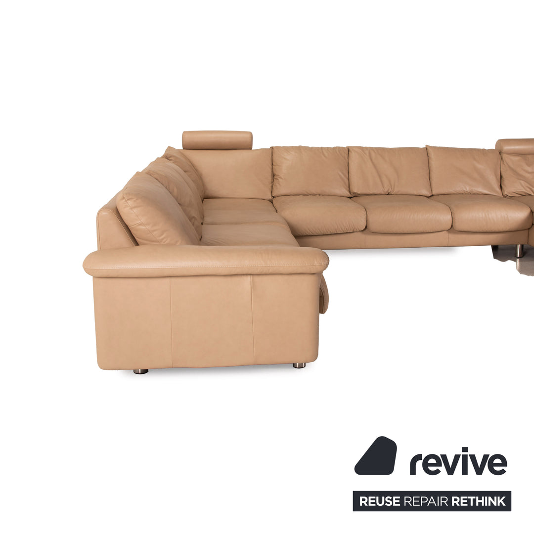Stressless E300 Leather Sofa Beige Corner Sofa Cream Corner Sofa U Shape Sofa Set