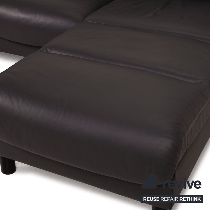 Stressless E300 Leder Sofa Ecksofa Grau