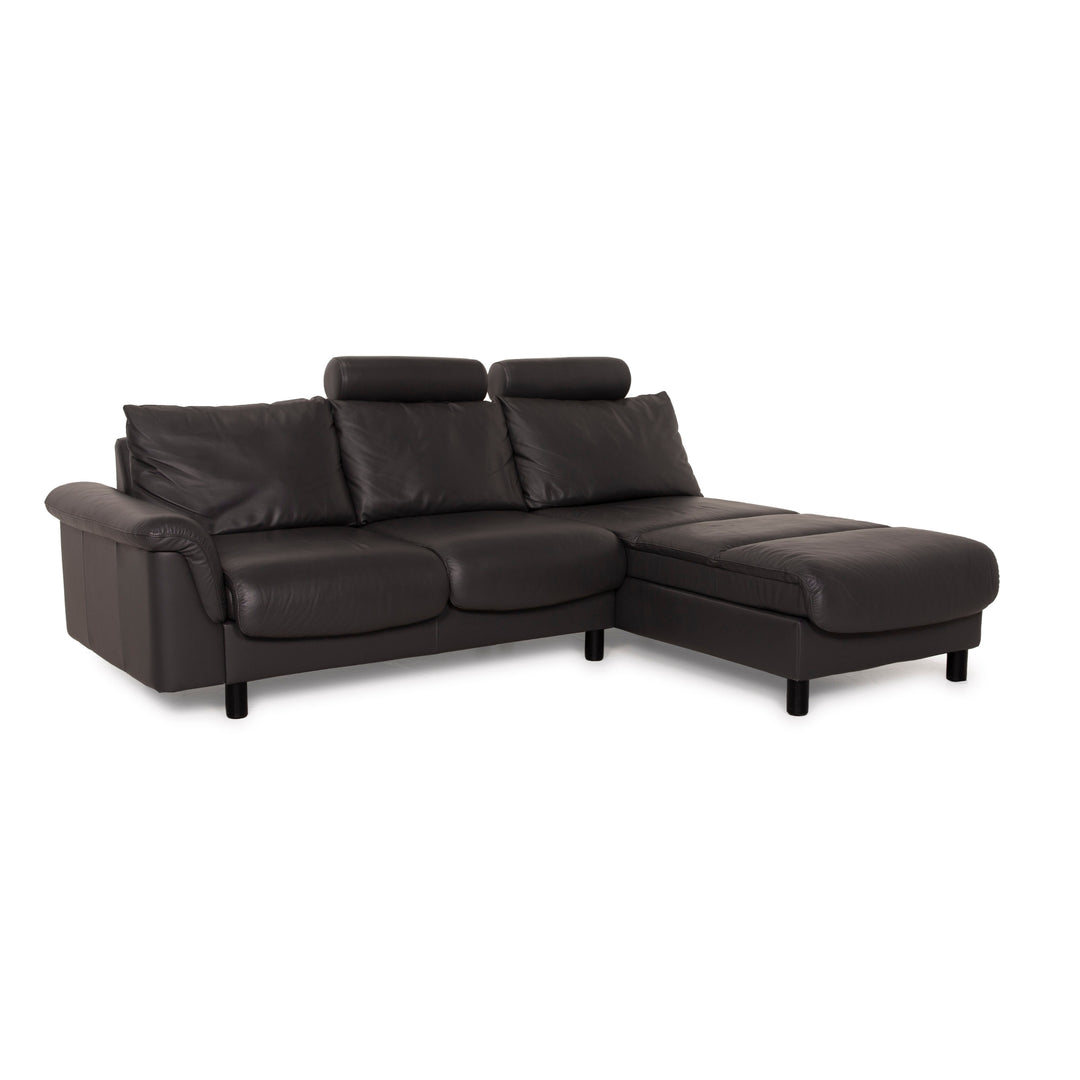 Stressless E300 Leder Sofa Ecksofa Grau