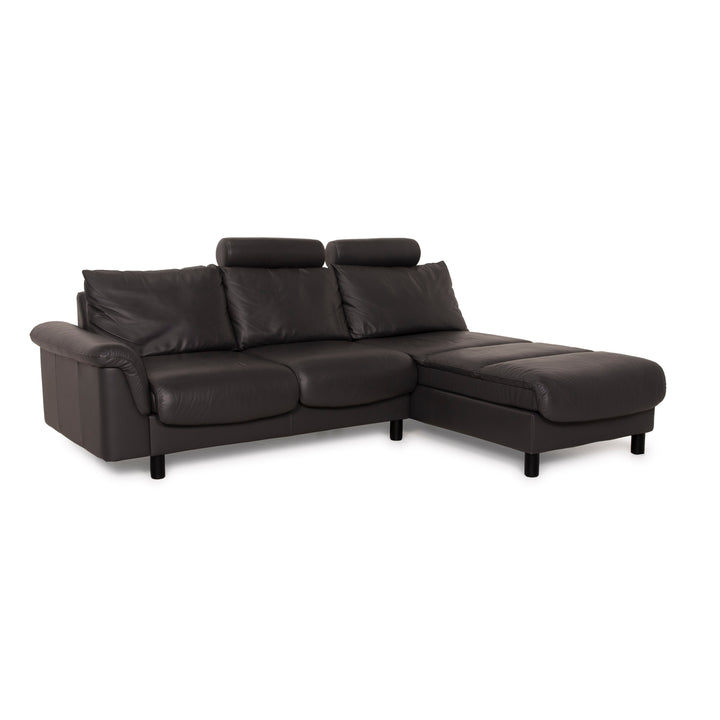 Stressless E300 Leder Sofa Ecksofa Grau