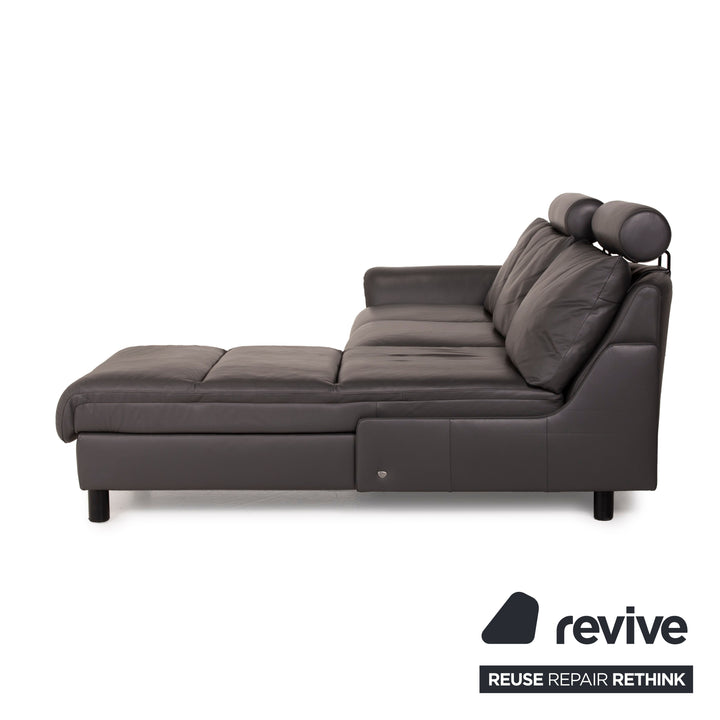 Stressless E300 Leder Sofa Ecksofa Grau