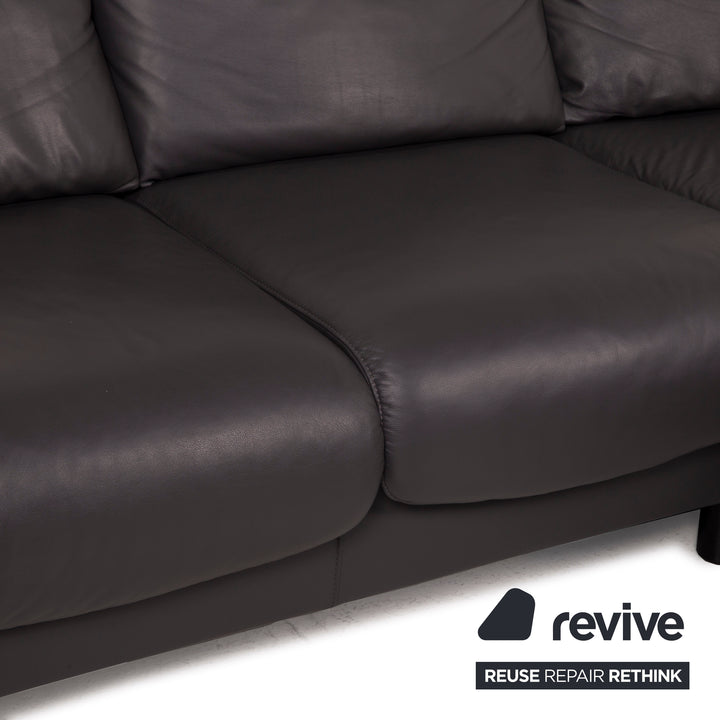 Stressless E300 Leder Sofa Ecksofa Grau