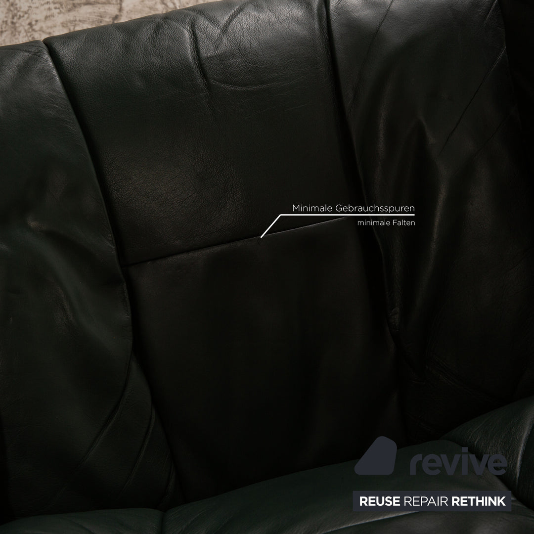 Stressless Mayfair Leder Sessel Grün Größe S inkl. Hocker