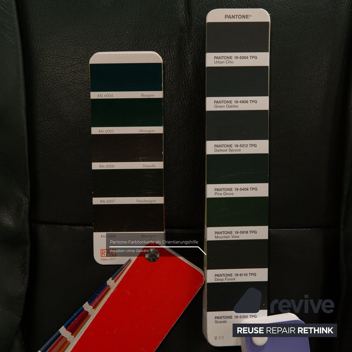 Stressless Mayfair Leder Sessel Grün Größe S inkl. Hocker