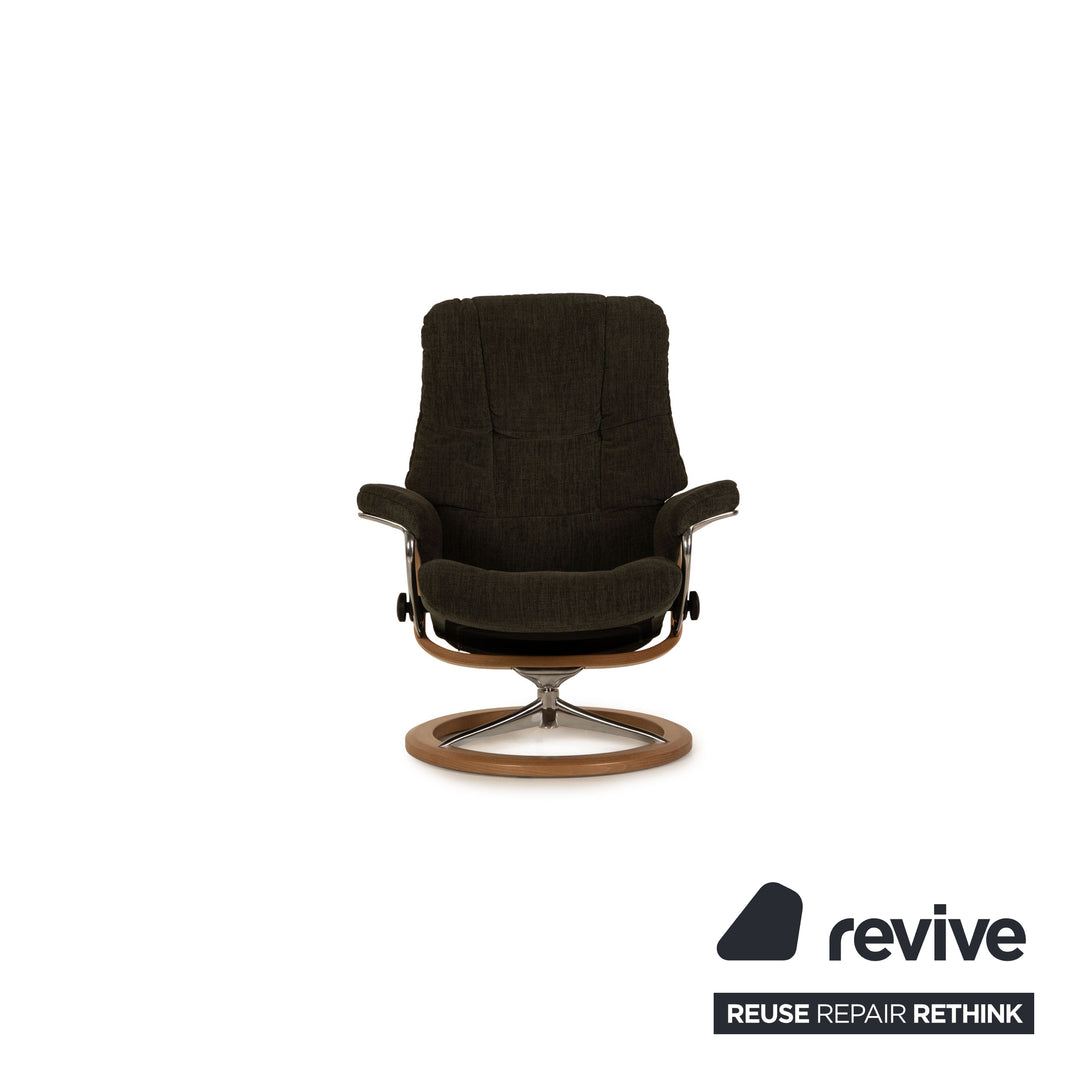 Stressless Mayfair Sessel Stoff Grün Größe S inkl. Hocker