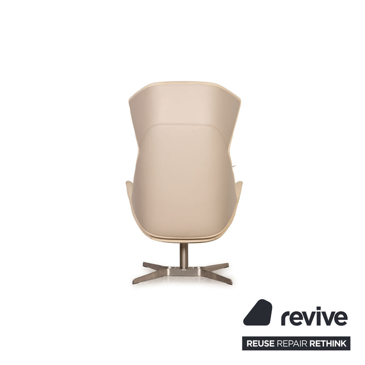 Thonet 808 Stoff Sessel Beige inkl. Hocker