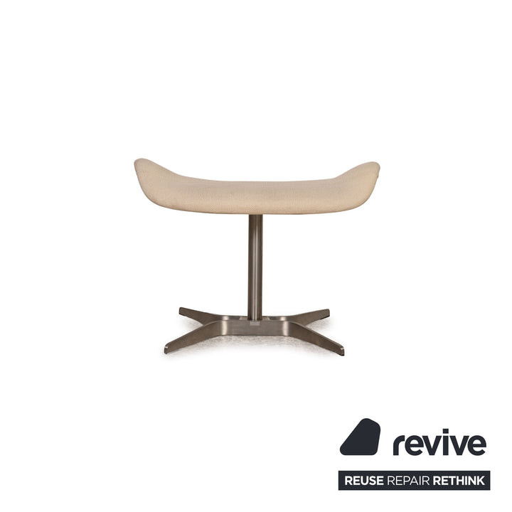 Thonet 808 Stoff Sessel Beige inkl. Hocker