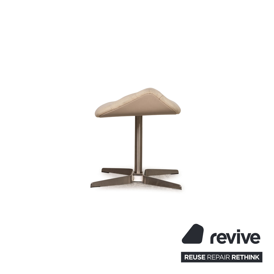 Thonet 808 Stoff Sessel Beige inkl. Hocker