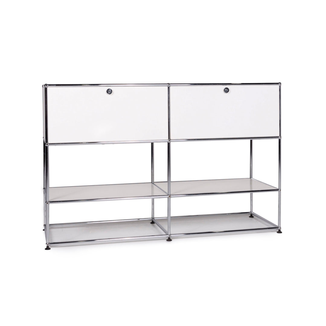 USM Haller Metall Sideboard Weiß Regal Büromöbel #10419