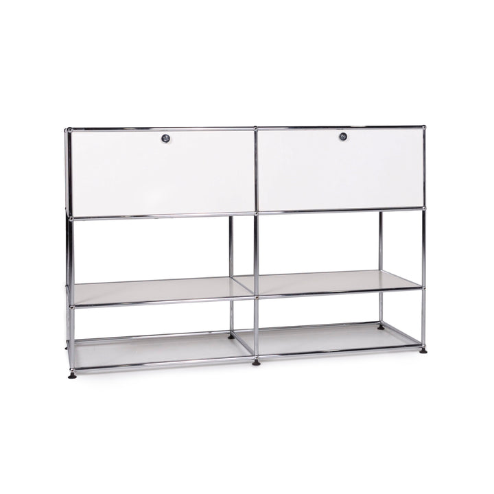 USM Haller Metall Sideboard Weiß Regal Büromöbel #10419