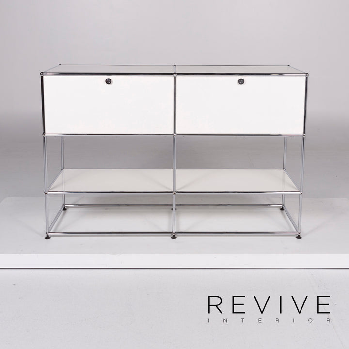 USM Haller Metall Sideboard Weiß Regal Büromöbel #10419