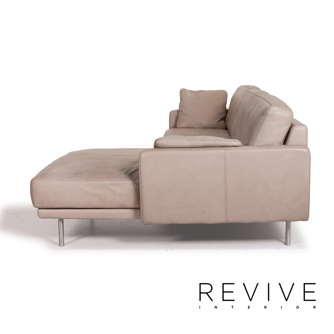 Violetta leather sofa cognac corner sofa