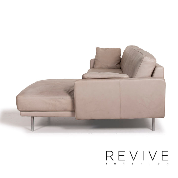 Violetta leather sofa cognac corner sofa