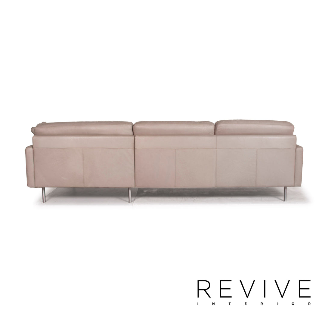 Violetta leather sofa cognac corner sofa