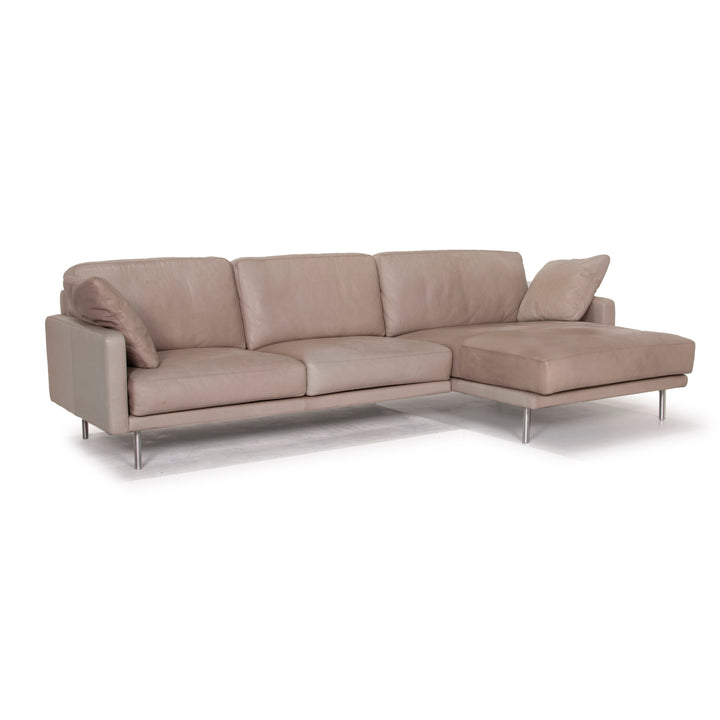 Violetta leather sofa cognac corner sofa