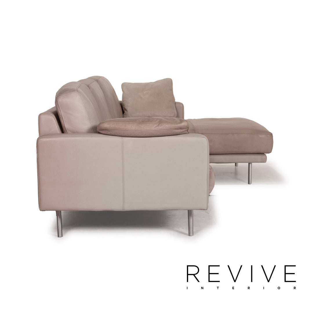 Violetta leather sofa cognac corner sofa