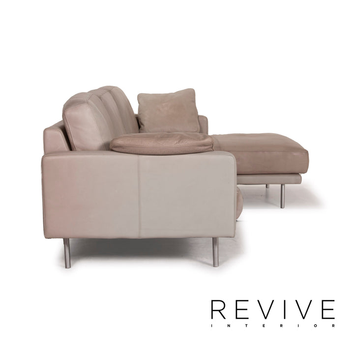 Violetta leather sofa cognac corner sofa