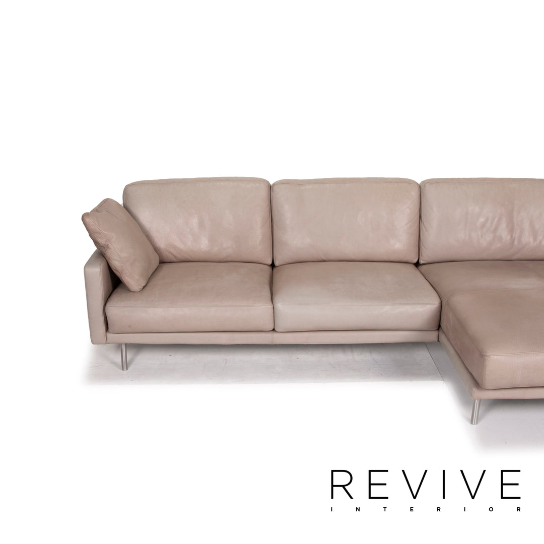 Violetta leather sofa cognac corner sofa