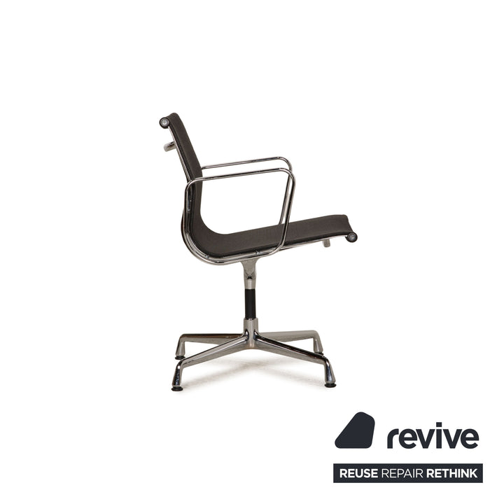 Vitra EA 108 Stoff Stuhl Garnitur Schwarz Netzgewebe