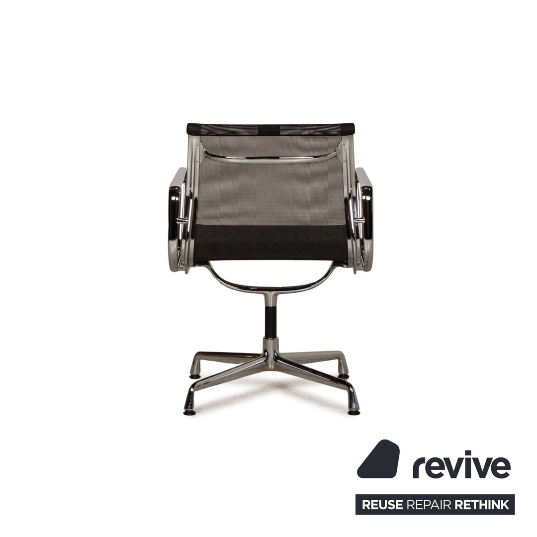 Vitra EA 108 Stoff Stuhl Garnitur Schwarz Netzgewebe