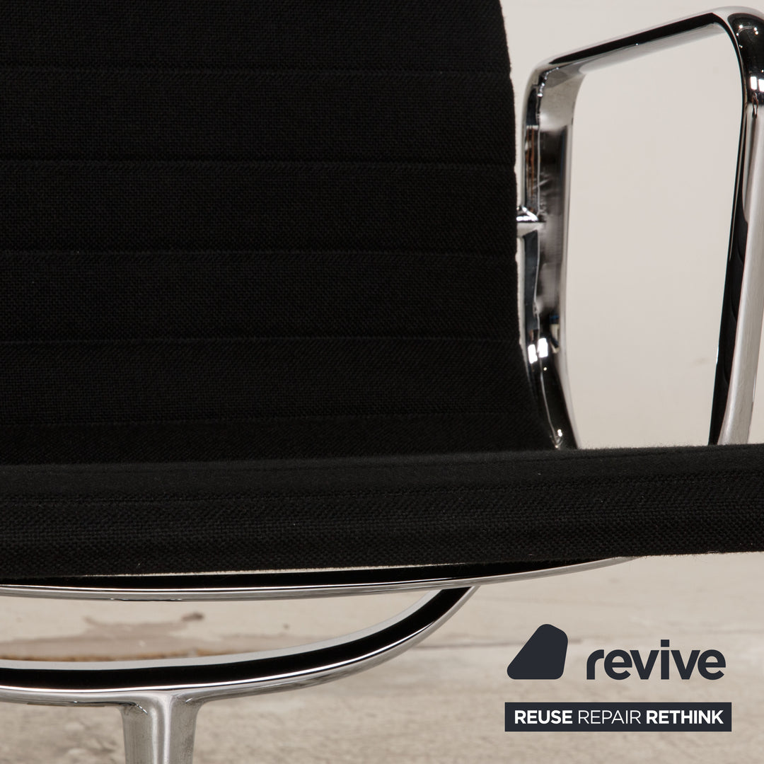 Vitra EA 118 fabric chair set black