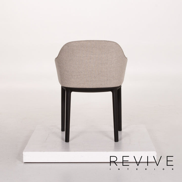 Vitra Softshell Stoff Sessel Garnitur Grau 2x Stuhl #13862