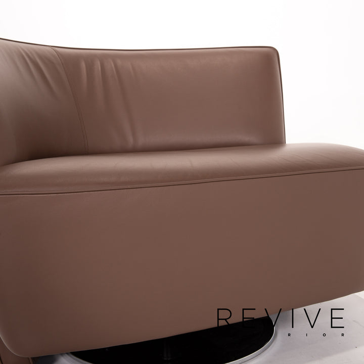 Walter Knoll Drift Leder Sessel Braun #13885