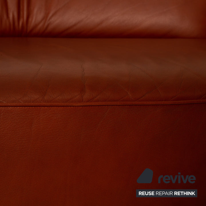 Walter Knoll Drift Leather Armchair Brown Sofa Couch