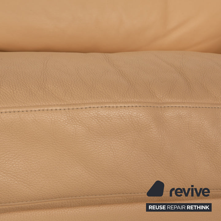 Walter Knoll Henry Three Seater Beige Sofa Couch