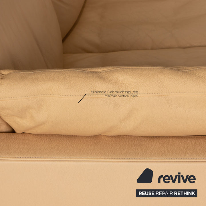 Walter Knoll Henry Three Seater Beige Sofa Couch
