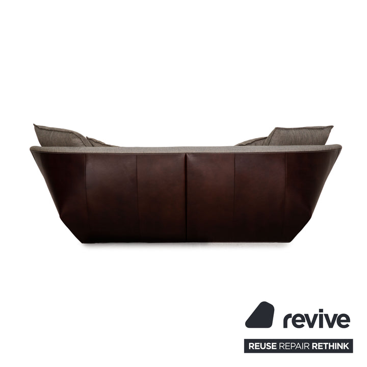 Walter Knoll Isanka Stoff Sofa Grau Dreisitzer Couch