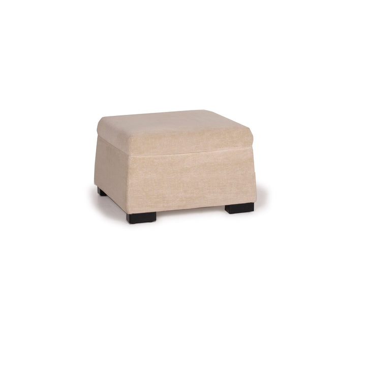 Walter Knoll Stoff Hocker Creme #14861