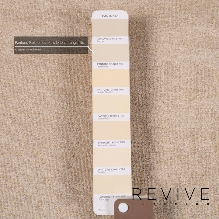 Walter Knoll Stoff Sofa Creme Viersitzer #14860