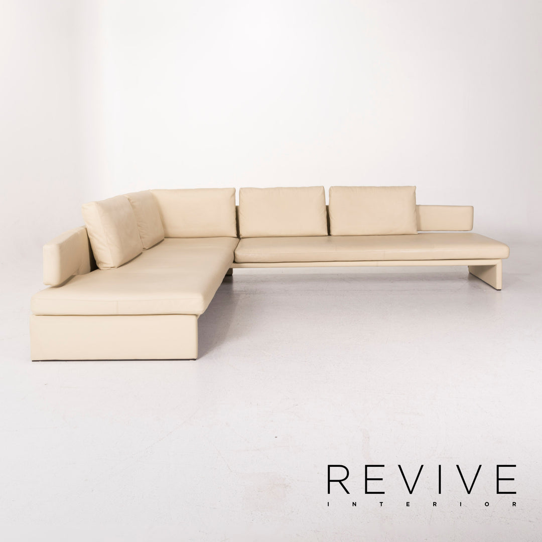 Walter Knoll Together Leder Sofa Creme Ecksofa #12347