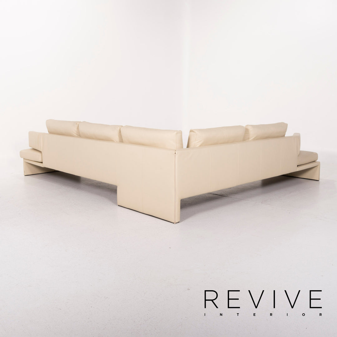 Walter Knoll Together Leder Sofa Creme Ecksofa #12347