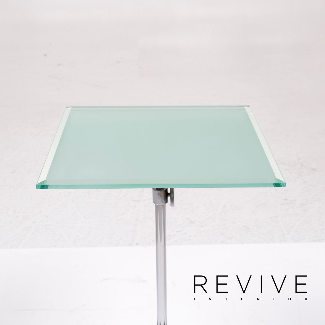 Who's Perfect Table d'appoint en verre Table basse Table argentée #12460