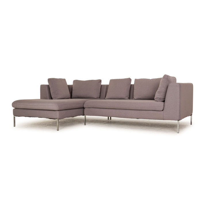 Who's Perfect Luca Stoff Ecksofa Grau Sofa Couch