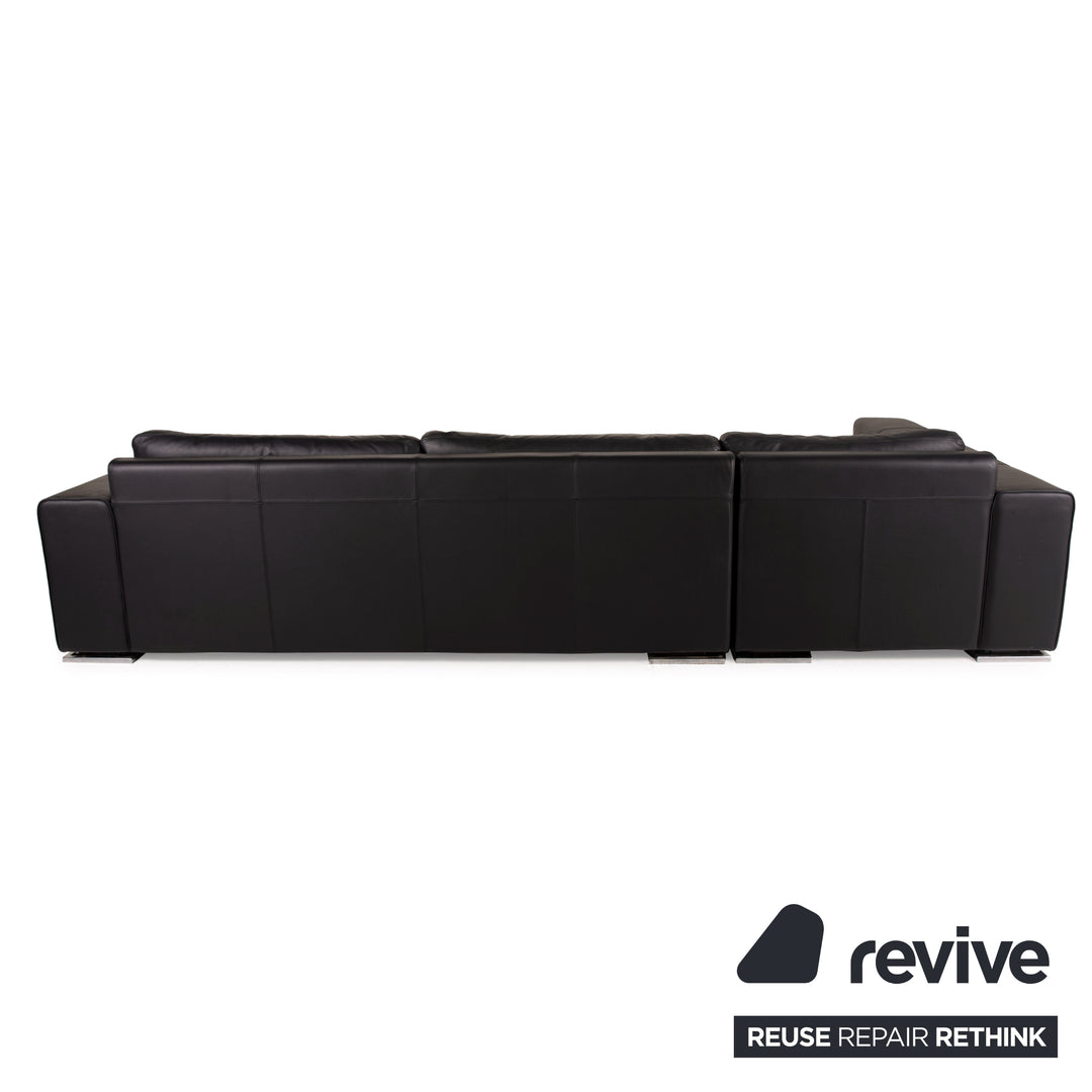 Who's Perfect Manhattan Leder Sofa  Schwarz Ecksofa Couch