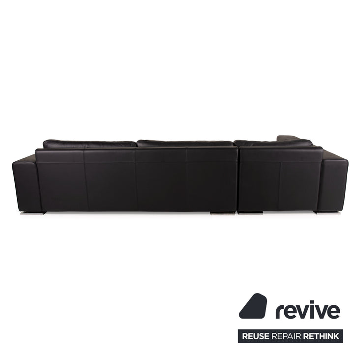 Who's Perfect Manhattan Leder Sofa  Schwarz Ecksofa Couch