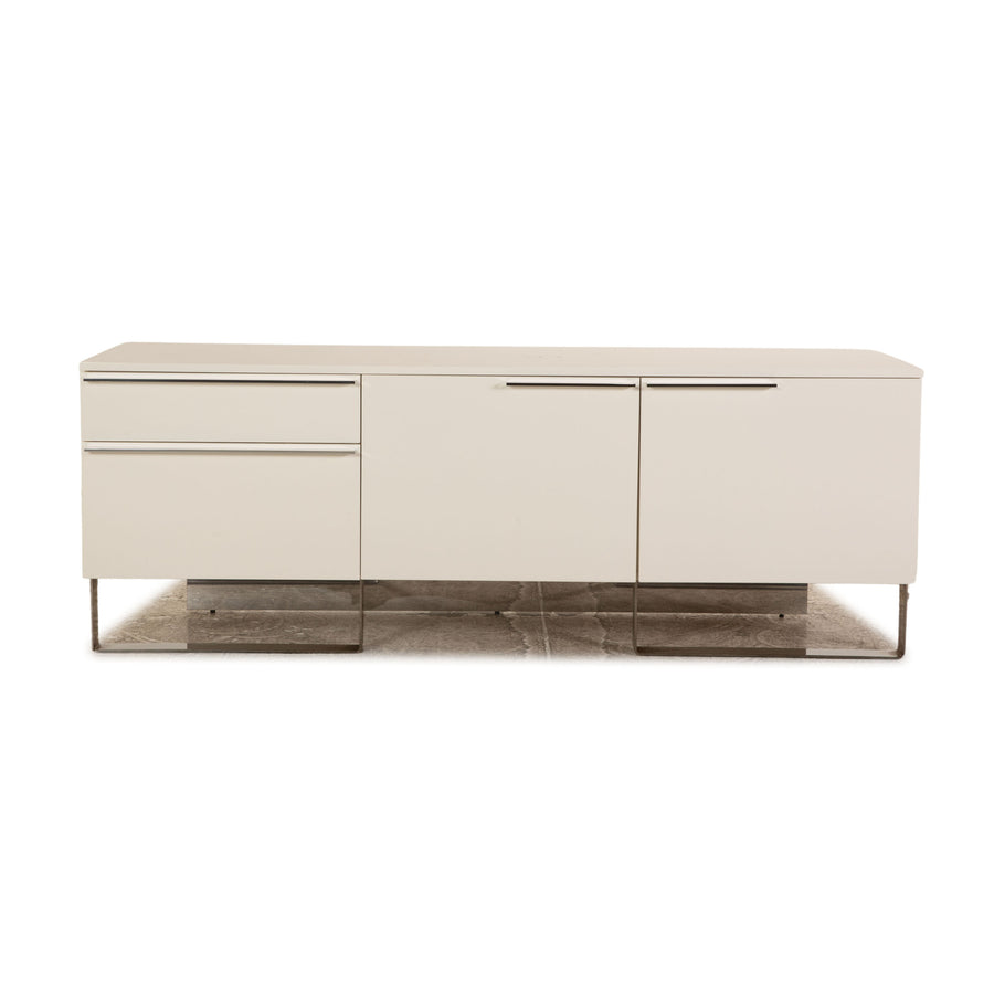 Who's Perfect Buffet en Bois Tamigi Blanc Brillant