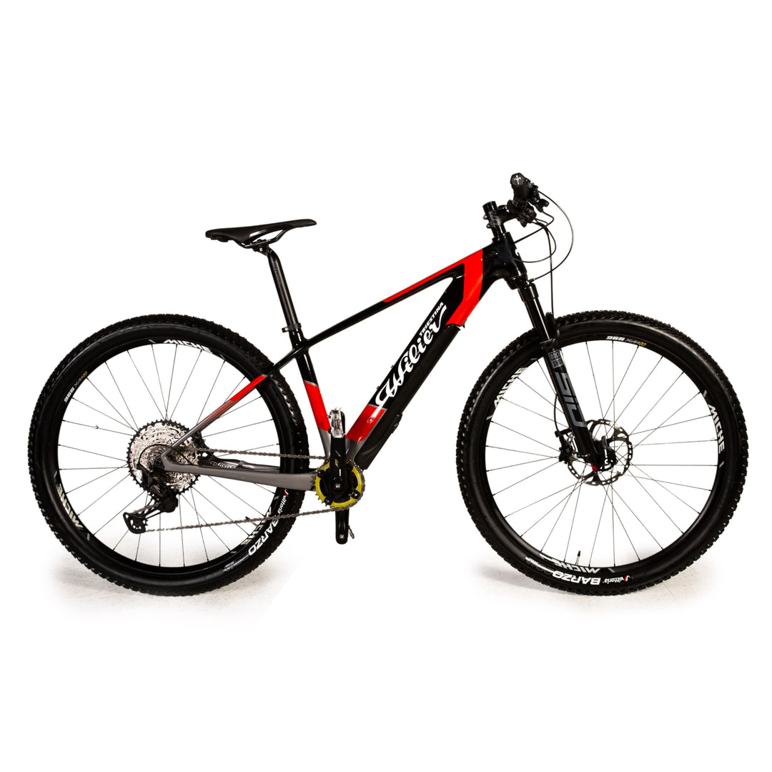 Wilier 101X Hybrid 2021 VTT électrique noir rouge brillant RG M vélo semi-rigide