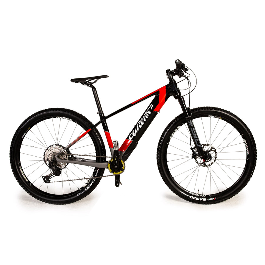 Wilier 101X Hybrid 2021 VTT électrique noir rouge brillant RG M vélo semi-rigide