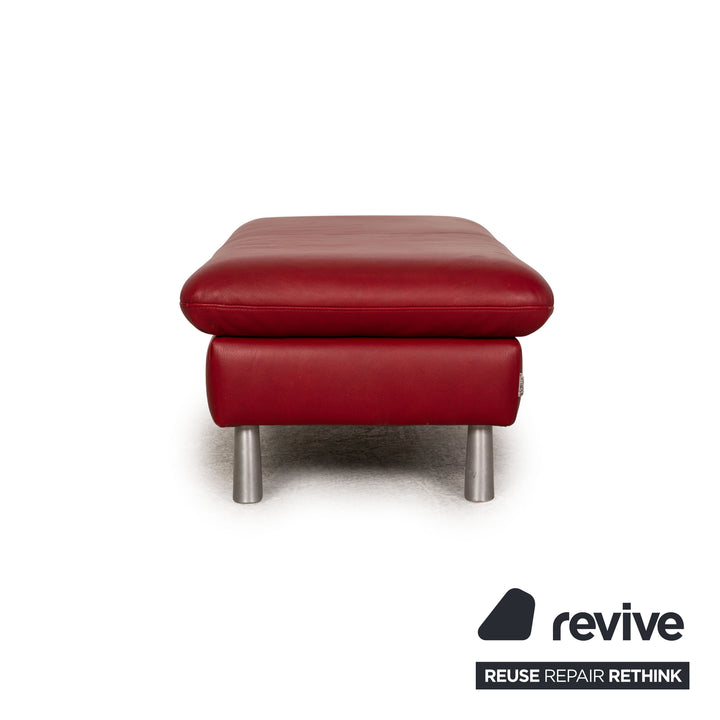 Will Schillig Loop Leder Hocker Rot