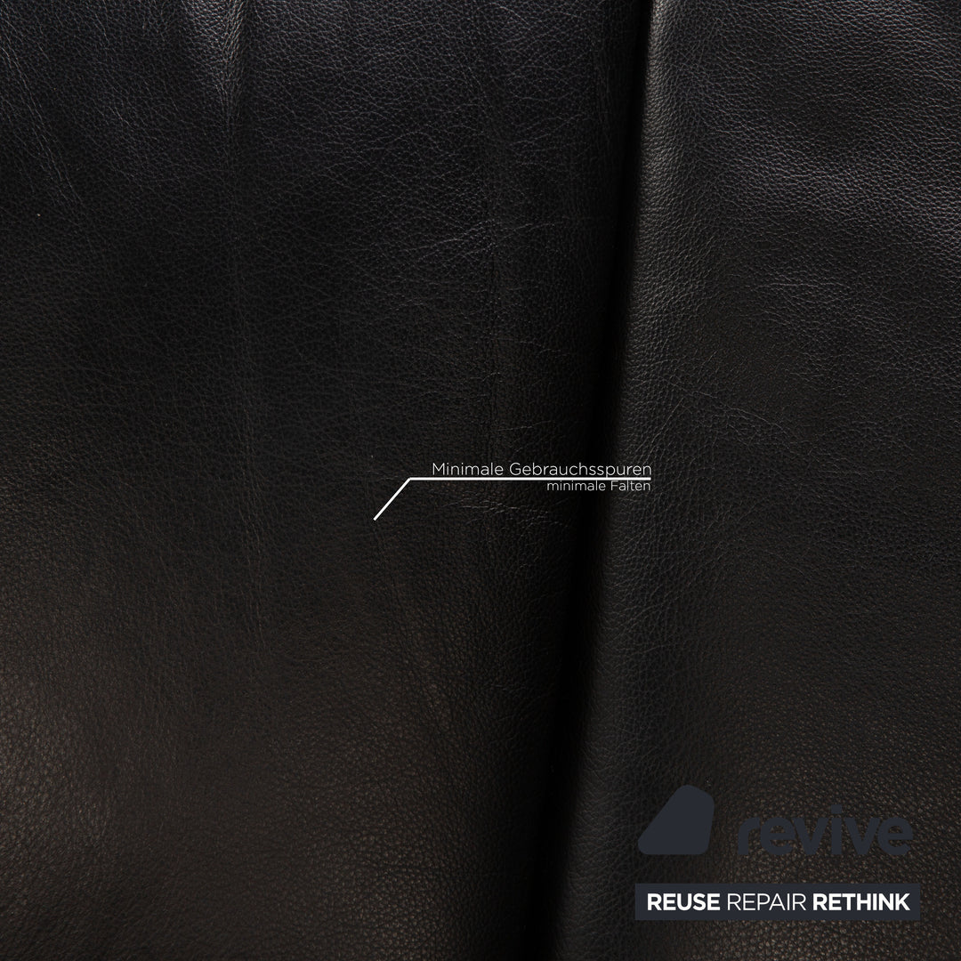 Willi Schillig AleXx leather sofa black corner sofa couch