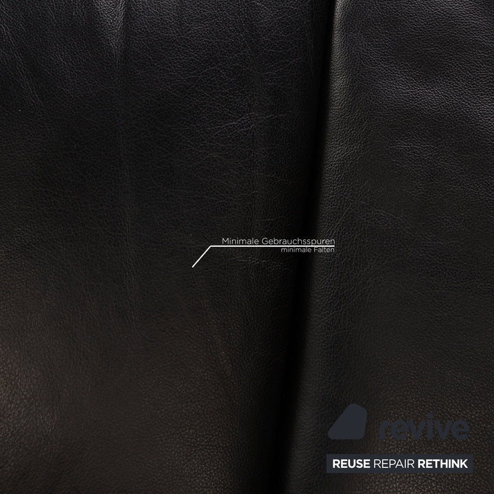 Willi Schillig AleXx leather sofa black corner sofa couch