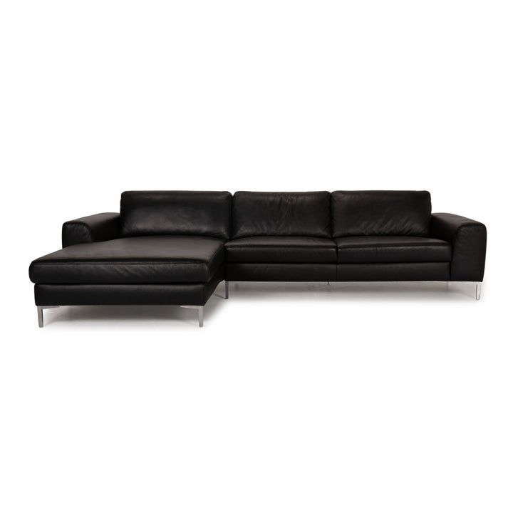 Willi Schillig AleXx leather sofa black corner sofa couch