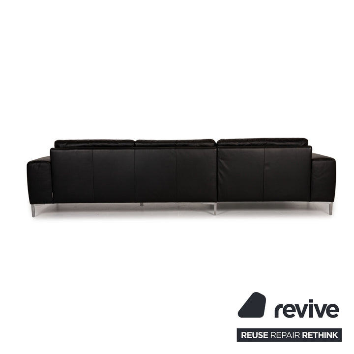Willi Schillig AleXx leather sofa black corner sofa couch