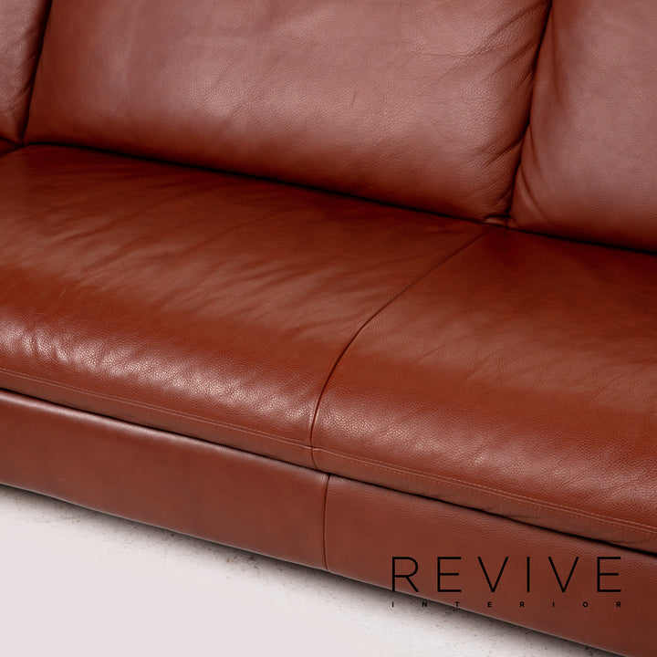 Willi Schillig Leder Ecksofa Braun Sofa Couch