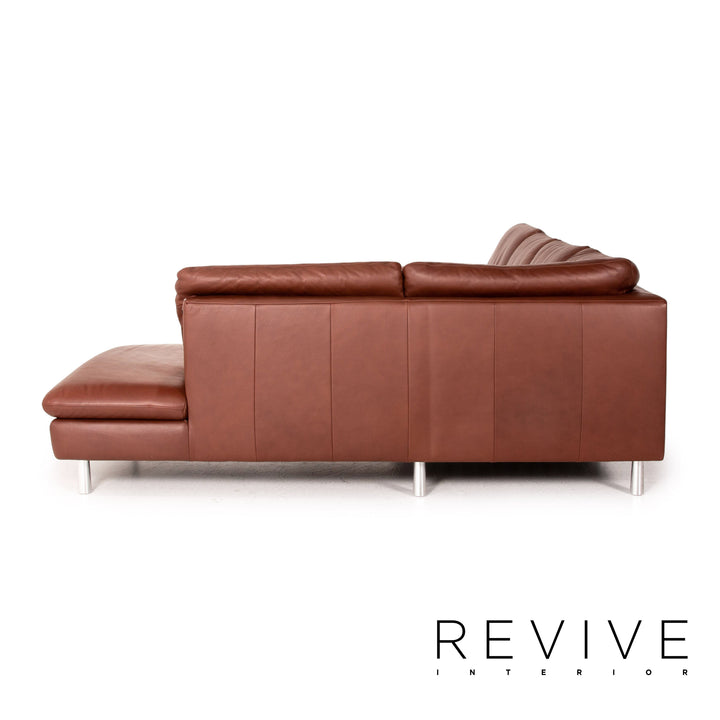 Willi Schillig Leder Ecksofa Braun Sofa Couch