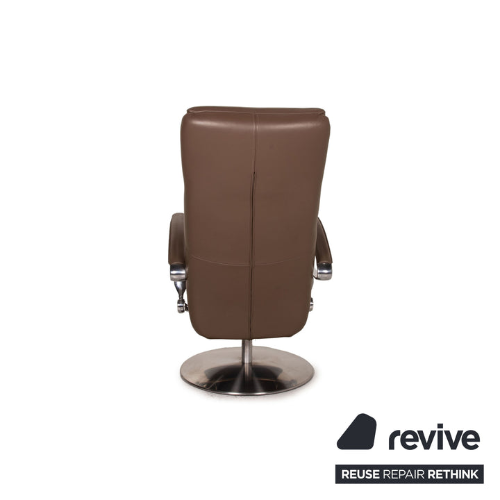 Willi Schillig Fauteuil en cuir Marron Fonction Fonction de relaxation Fauteuil de relaxation